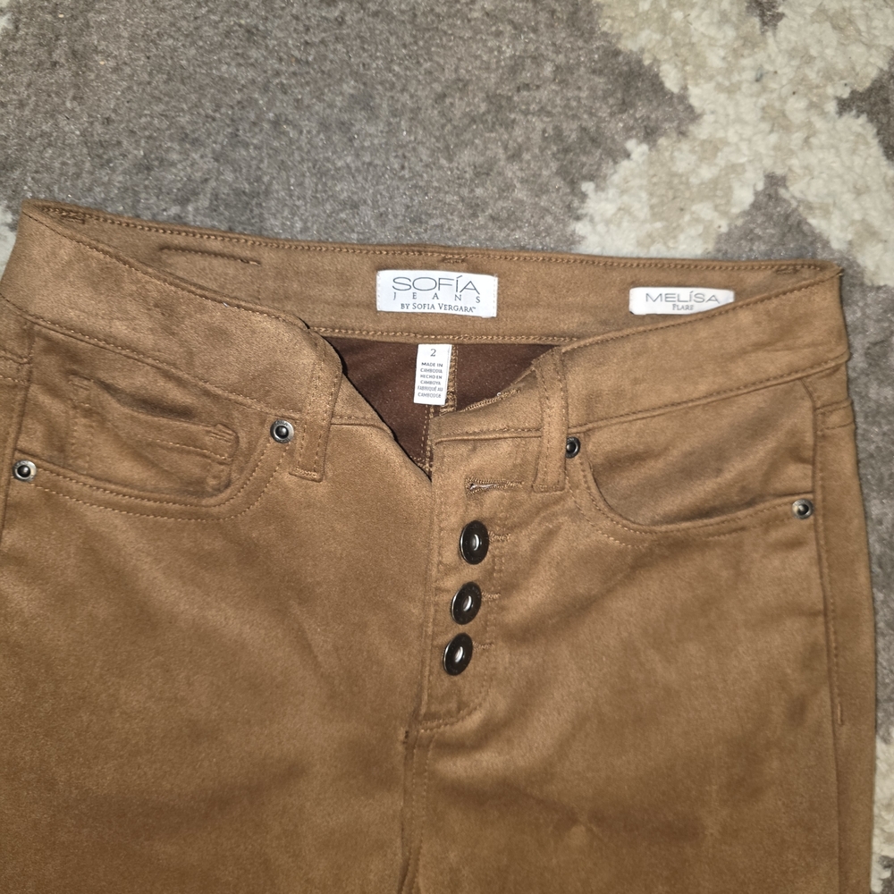 Sofia Suede Flare Pants!